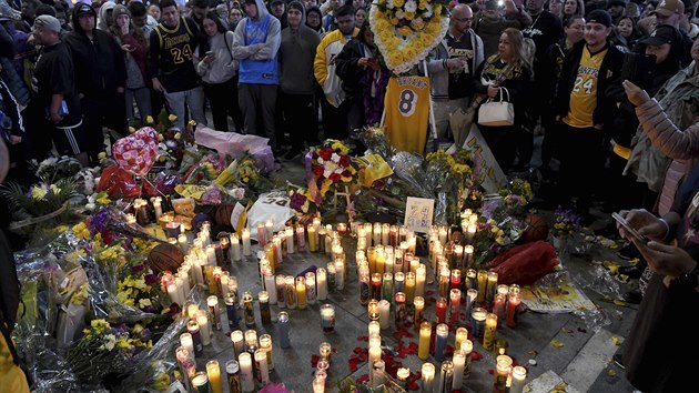 Pietní místo v Los Angeles.