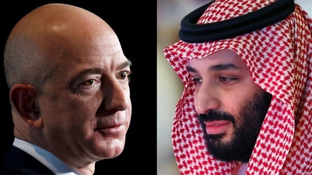 Jeff Bezos a Muhammad bin Salmán