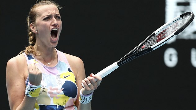 Petra Kvitová na Australian Open porazila Paulou Badosaovou ze panlska.