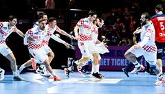 VIDEO: Osmdesátiminutové drama rozhodl 4 sekundy před koncem Musa a Chorvaté jsou ve finále ME