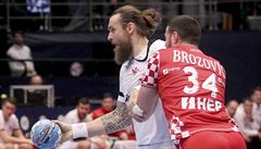 ME v házené: esko - Chorvatsko (Pavel Horák)