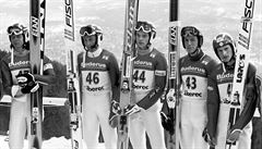 eská skokanská reprezentace: Jakub Sucháek, Jakub Jiroutek, Michal Doleal,...