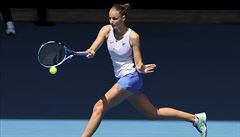 Tenistka Karolína Plíková v Melbourne.
