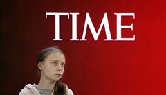 Greta Thunbergová vystoupila b�hem 50. zasedání Sv�tového ekonomického fóra ve...