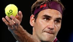 Tenista Federer se v Melbourne bl stovce vtzstv, hladce zdolal Krajinovie