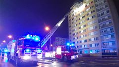 Hasiči zasahovali při požáru bytu v 11. patře panelového domu. | na serveru Lidovky.cz | aktuální zprávy