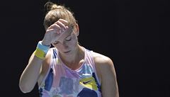 Smutná eská tenistka Petra Kvitová.