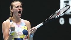 Petra Kvitová na Australian Open porazila Paulou Badosaovou ze Španělska.