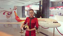 �eská letu�ka v �ín� Irena Eichlerová.