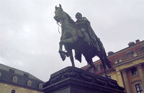 Jezdeck socha Carla Augusta