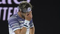 Zklaman Dominic Thiem ve finle Australian Open.
