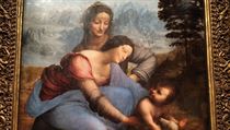 Obrat Svat rodina se svatou Annou jako mnoh dal obrazy Leonardo nikdy...