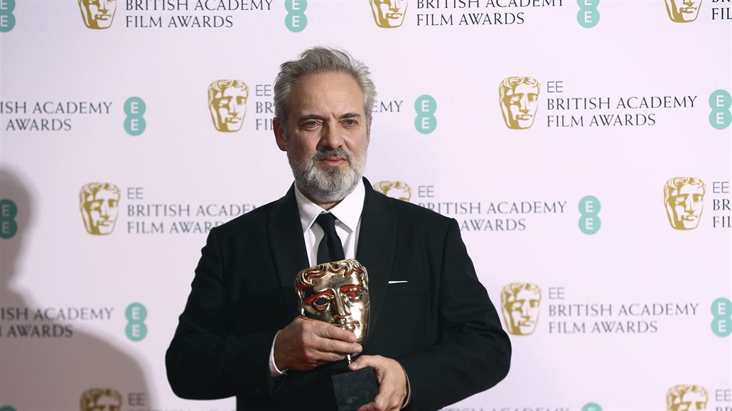 Sam Mendes na pedávání cen britské filmové a televizní akademie BAFTA. Získal...