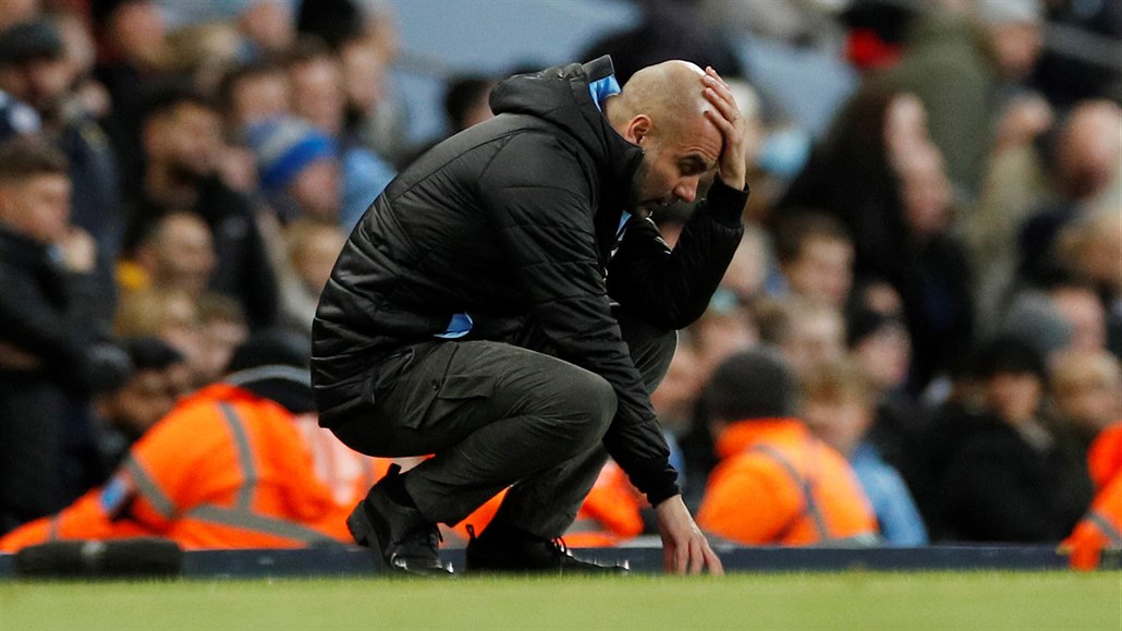 Kou� Manchesteru City Pep Guardiola