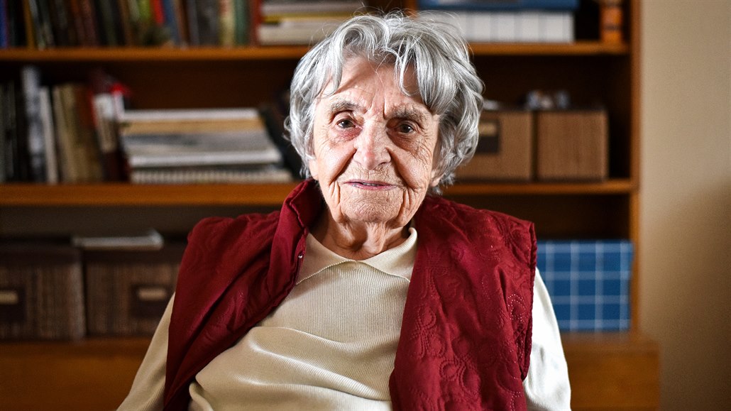 Poslední žijící lidická žena Jaroslava Skleničková (94).