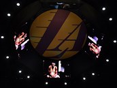Ped zápasem Lakers fanouci vidli video mapující cestu Kobeho Bryanta.