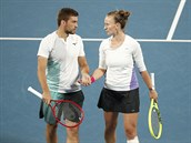 Tenistka Barbora Krejkov obhjila titul na Australian Open v mixu. S...