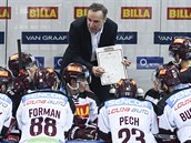 43. kolo hokejov extraligy HC Sparta Praha - HC Kometa Brno, 2. nora 2020 v...