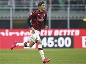 Daniel Maldini si pipsal debut v áku AC Milán