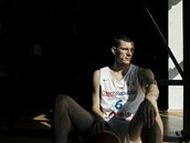 Kapitn basketbalist Pavel Pumprla na fotografii Michala Svka, fotoreportra...