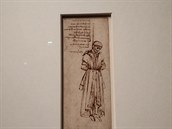 Leonardo v jedné ze svých skic zachytil popravu kupce Bernarda Bandiniho...