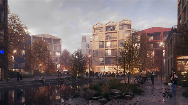 Bez betonu. V Kodani vznikne celá čtvrť jen ze dřeva