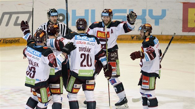 Utkání 48. kola hokejové extraligy: HC Sparta Praha - HC Vítkovice Ridera, 4....