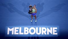 Americká tenistka Sofia Keninová porazila ve finále Australian Open Garbie...