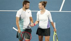 Tenistka Barbora Krejíková obhájila titul na Australian Open v mixu. S...