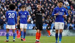 V 25. kole anglické fotbalové ligy remizoval t�etí Leicester se �tvrtou Chelsea...