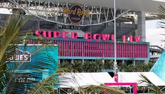 Hard Rock Stadium v Miami je na Super Bowl pipravené