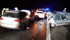 Nehoda na dálnici D10.