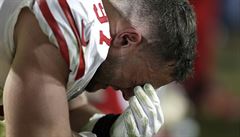 Nick Bosa ze San Franciska 49ers po prohraném Super Bowlu nezadrel slzy smutku