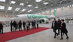 Nový hangár firmy Job Air Technic na letiti v Ostrav-Monov.