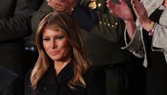 První dáma Melania Trumpová v Kongresu.