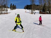 Severák jsme navtívili v nedli, a i kdy se tvoily na pom fronty, sjezdovky...