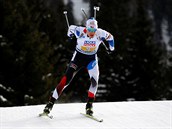MS v biatlonu: Ondej Moravec ve smíené tafet