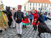 Tradiní kostýmy a dobrá nálada byly k vidní v Olomouci.