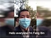 Ametérský noviná Fang Bin v pondlí zmizel.