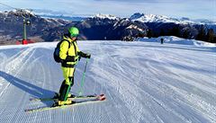 Na Alpe Cermis spíš než atrakce hledejte opravdu sportovní výkon – sjezdovky...