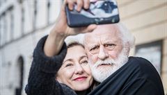 Slava Polunin a Vanda Hybnerová