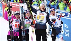 sport, biatlon, ms v biatlonu, markéta davidová, ondej moravec, eva...
