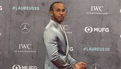 Na Laureus World Sports Awards v Berlín� dorazil i Lewis Hamilton.
