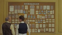Snímek The French Dispatch (2020). Re�ie: Wes Anderson.