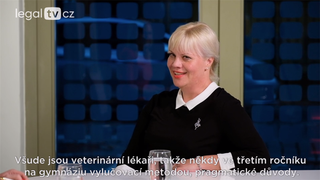 Místopedsedkyn Nejvyího správního soudu Barbara Poízková.