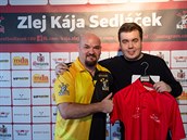 ipka Karel Sedláek se sportovním redaktorem serveru Lidovky.cz Davidem Akem.