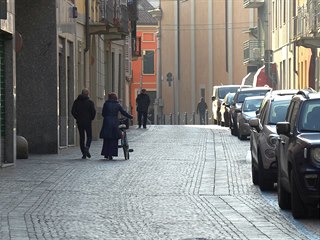 Mlo zalidnn ulice v obci Codogno. ady v oblasti Lombardie doporuuj...