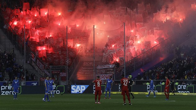 Fotbalisté Bayernu Mnichov si na h�i�ti Hoffenheimu p�ipsal nejvy��í výhru v...