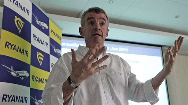 Michael O'Leary, výkonný �editel letecké spole�nosti Ryanair.
