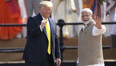 Americký prezident Donald Trump na návštěvě Indie s indickým premiérem Módím. | na serveru Lidovky.cz | aktuální zprávy